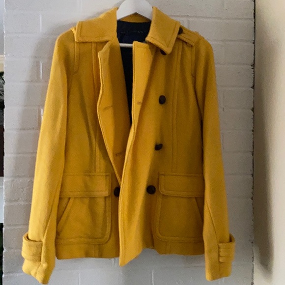 American Eagle Outfitters Jackets & Coats Womens Yellow Coat Poshmark